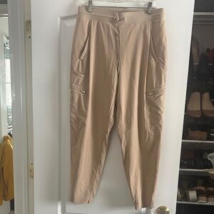 ATHLETA Go far travel pant Tan Cargo Pants